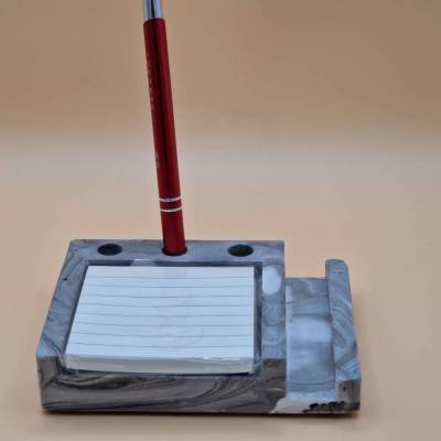 Handgefertigter Raysin 200 Organizer – Marmoriert & Einzigartig – Mit Notizzettel & Stifthalter-Unikat