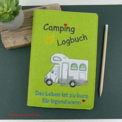Camping Reisetagebuch A5 – Individuell gestaltbares Camper Notizbuch als Geschenk