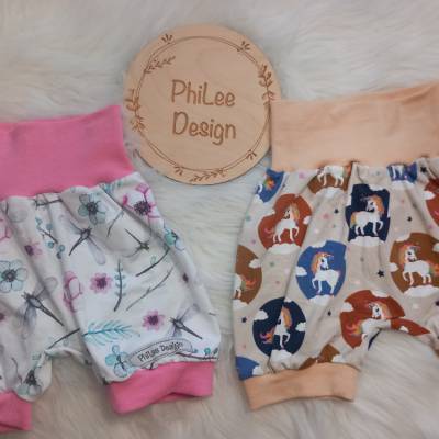 Kurze Pumphosen/ Gr. 80, 86, 92/ 2er Set