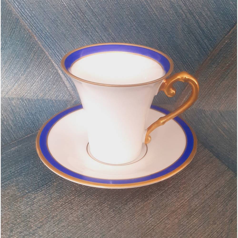 Vintage-Espressotasse Mokkatasse mit Untertasse Hutschenreuther
