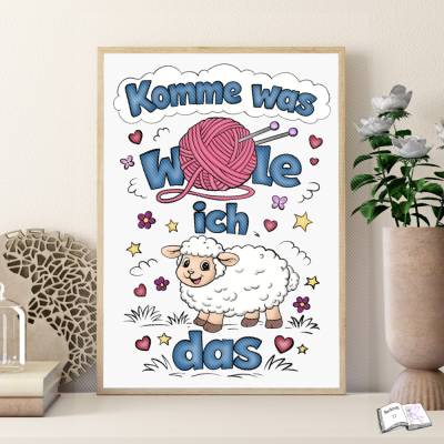 Digiset „Komme was Wolle ich Schaf das“