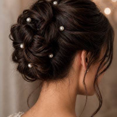 Elegante Haarnadeln & Haarklemmen mit Perlen – Perfekt für Hochsteckfrisuren & Hochzeiten