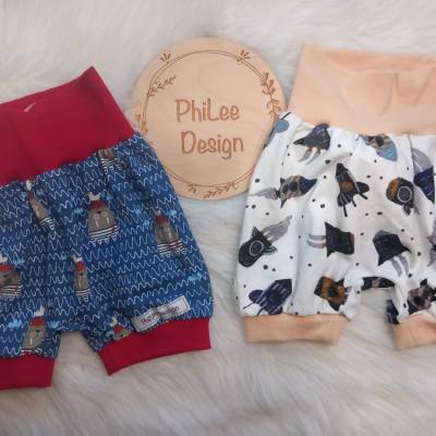 Kurze Pumphosen/ Gr. 80, 86, 92/ 2er Set