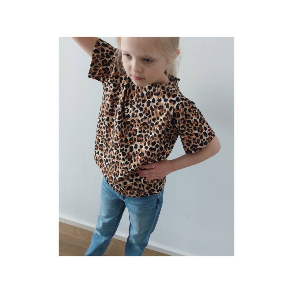 Baumwolljersey Leopardenmuster  (1m/16,-€) Bild 2
