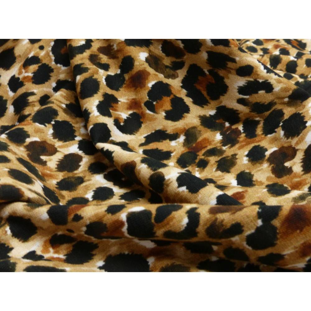 Baumwolljersey Leopardenmuster  (1m/16,-€) Bild 6