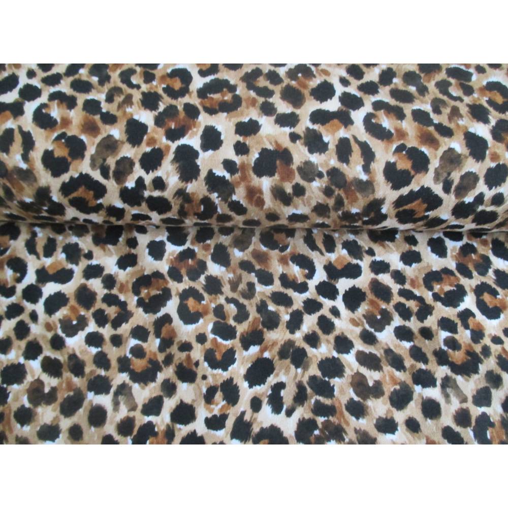 Baumwolljersey Leopardenmuster  (1m/16,-€) Bild 7