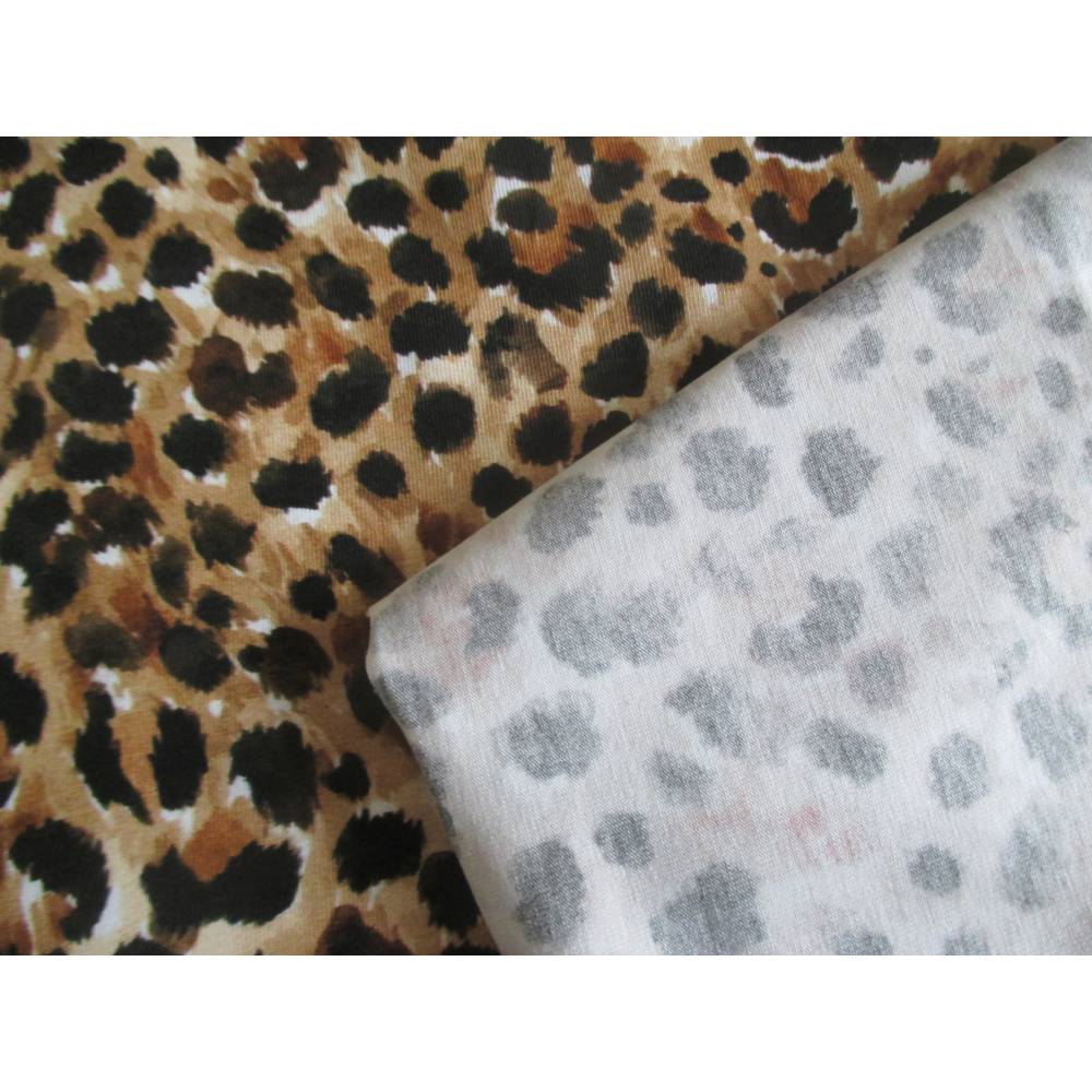 Baumwolljersey Leopardenmuster  (1m/16,-€) Bild 9