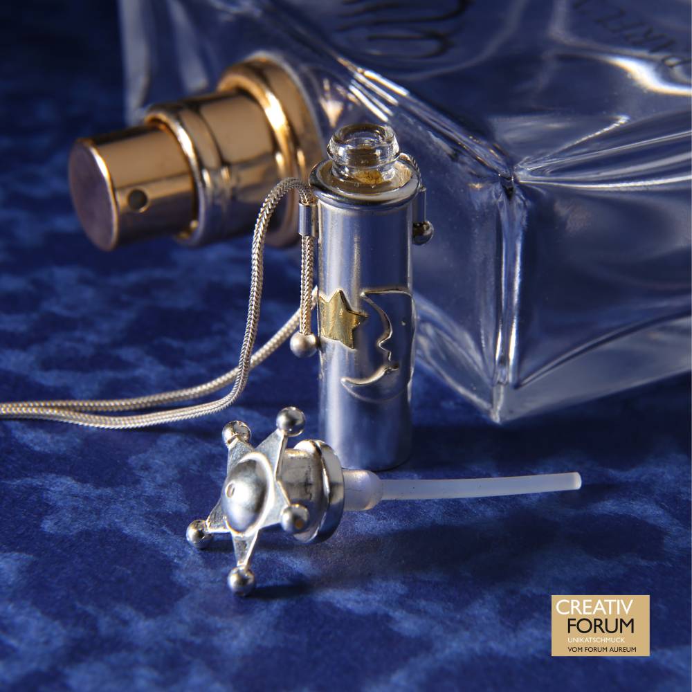 Anhänger "Mond & Stern" Parfum-Flakon Bild 3