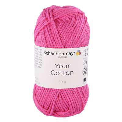 Schachenmayr "Your Cotton" pink 00036  - Klassisches Topflappengarn