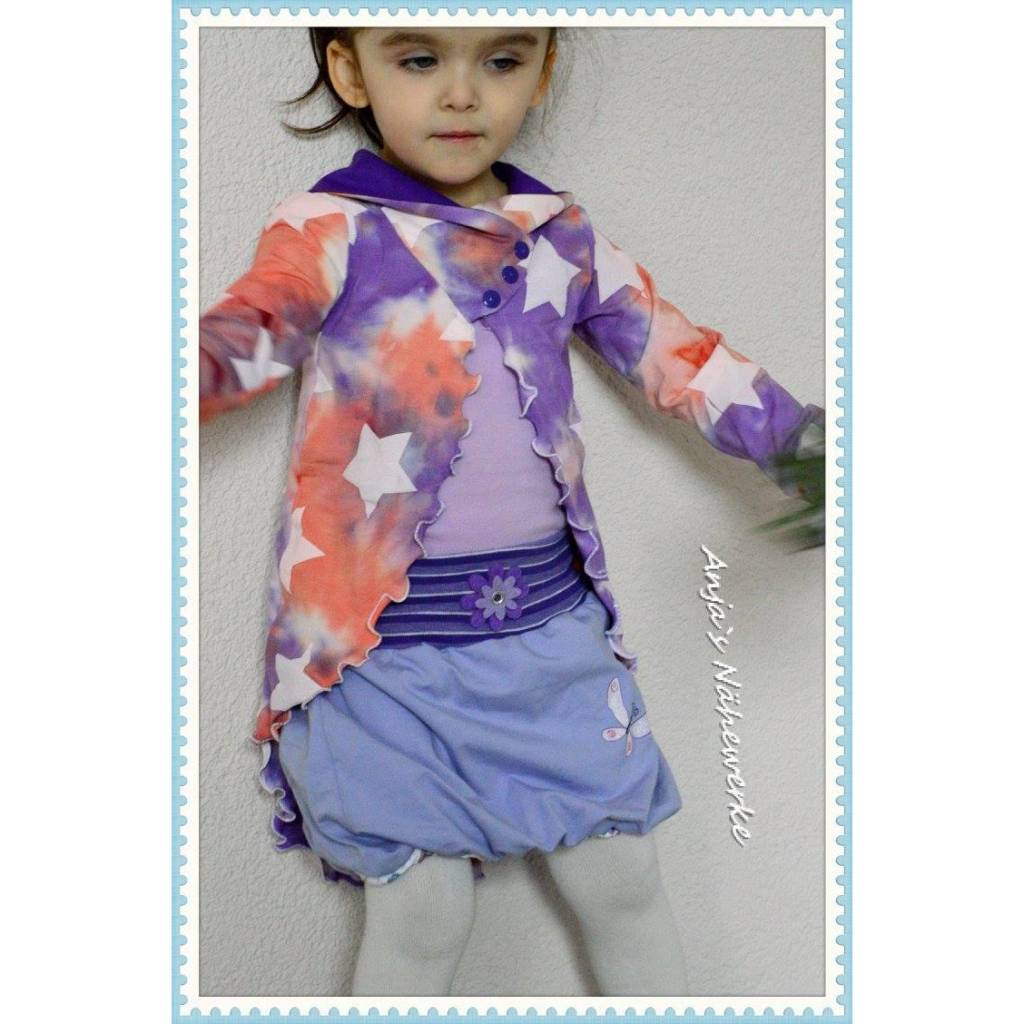 SCHNITTMUSTER Kinderjacke, Strickjacke Nähanleitung und Schnittmuster Bild 7