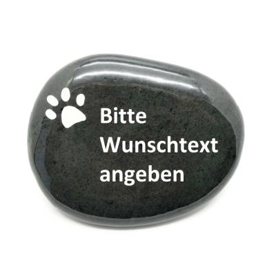 Tiergrabstein mit Wunschname & Datum | Personalisierter Gedenkstein Haustier | Grabstein Hund & Katze | Handschmeichler 