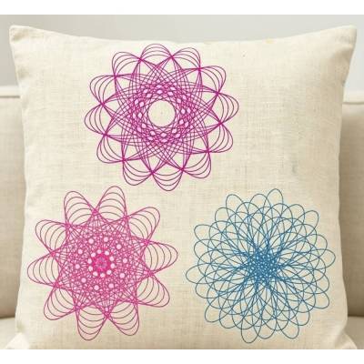 Stickdatei Zirkel Blumen Set 712 in 2 Größen Mandala