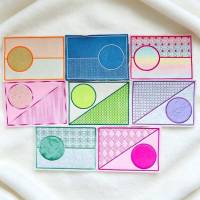 Stickdatei  Mug Rug Untersetzer für Rechts- Linkshänder Set 803