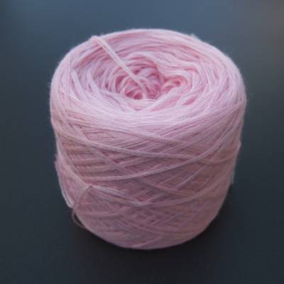 100% Schurwolle Merino extrafein Bobbel Uni Wolke 7 Hellrosa 4-fädig