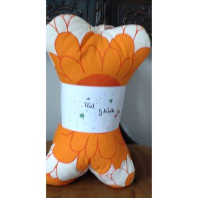 Leseknochen ohne  Band  Nackenrolle Buchstütze Keilkissen | Handgemacht & personalisierbar mit Banderole