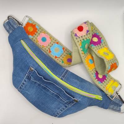 Bauchtasche / Crossbodybag aus Jeans