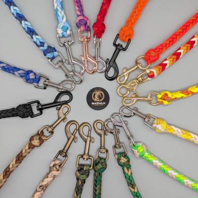 Individuelle Paracord Hundeleine nach Wunsch | Dein Design-Unikat | Handgefertigte Manufaktur-Qualität | Wunschfarben