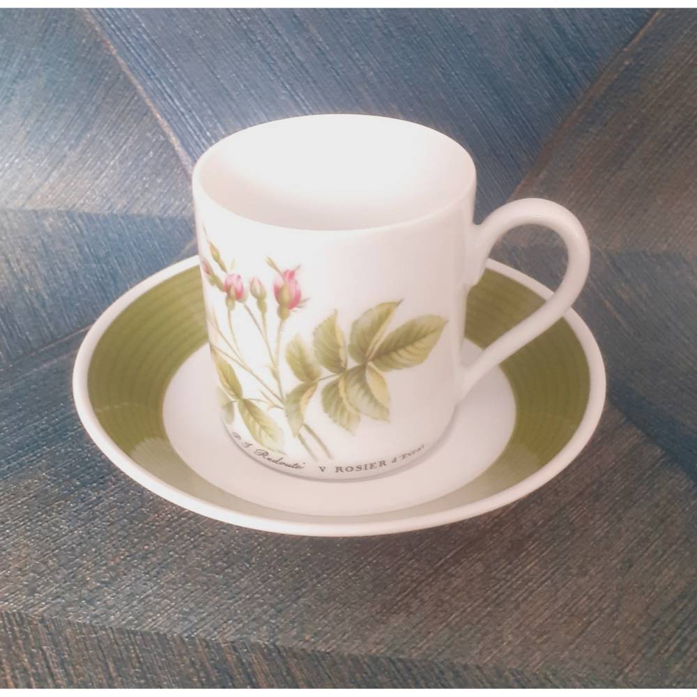 Vintage-Espressotasse Mokkatasse mit Untertasse Hutschenreuther Serie 