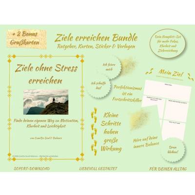 Ziele erreichen Bundle PDF – Klarheit, Fokus & Umsetzung im Alltag