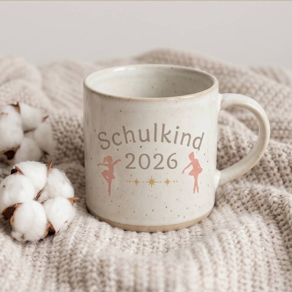 Plotterdatei Schulkind 2026 Ballett – Tänzerinnen & Sterne für Schultüte & Shirt SVG PNG Bild 3