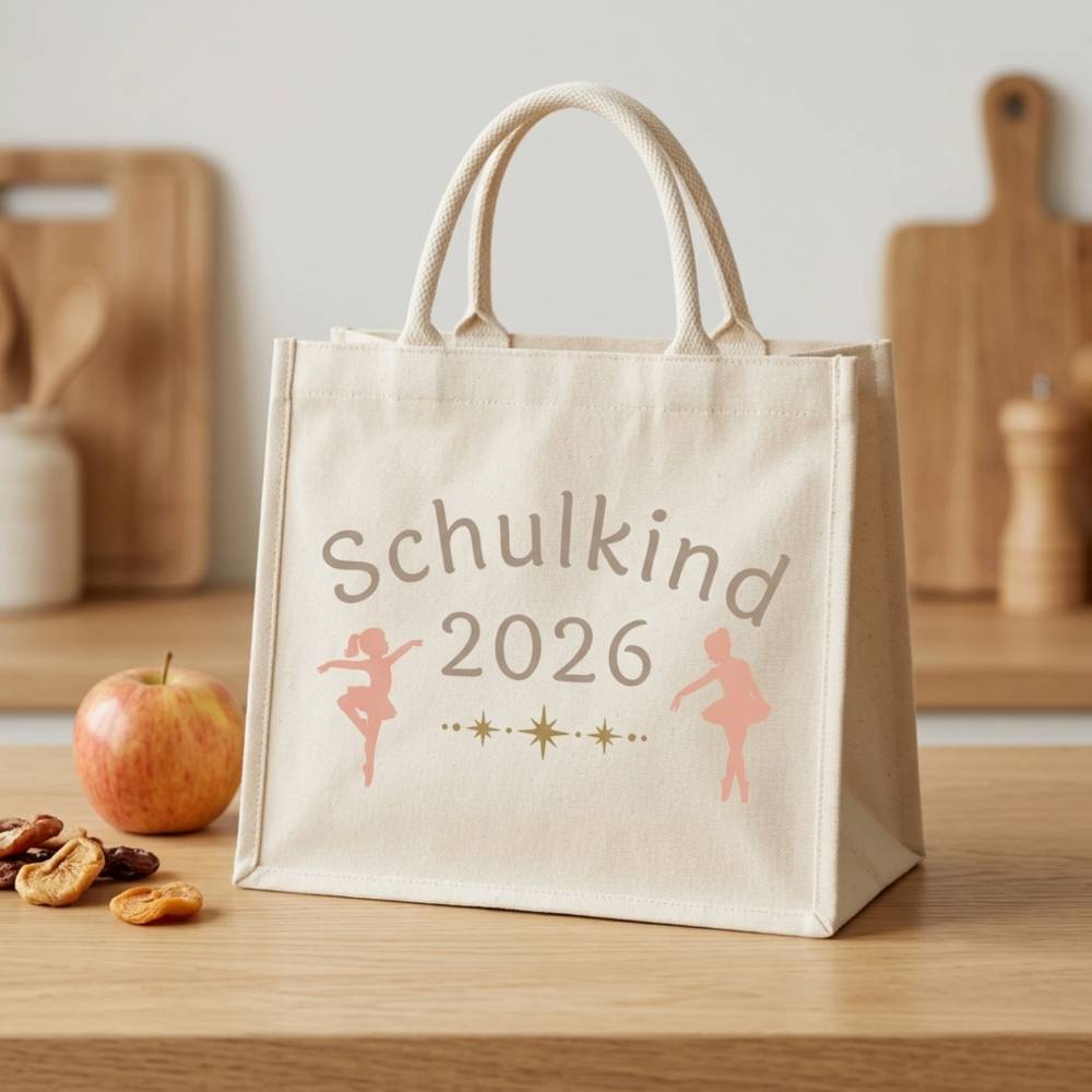Plotterdatei Schulkind 2026 Ballett – Tänzerinnen & Sterne für Schultüte & Shirt SVG PNG Bild 9