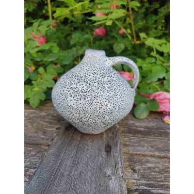 Traumschöne 60s Gramann Römhild Vase, Dalmatinerglasur , Keramikvase, Midcentury