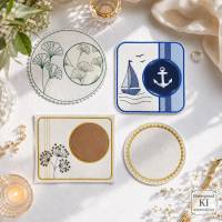 ITH MugRugs Stickdateien ab 13x18 – 42 Naturmotive & 44 Dateien für Stickmaschine