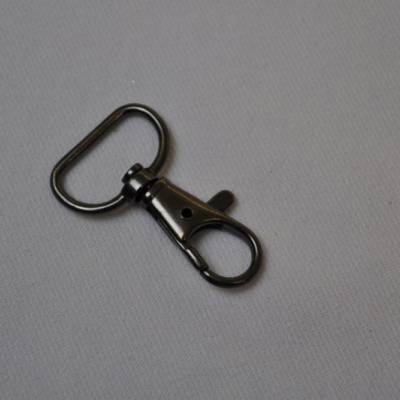 Karabinerhaken 20 mm hematit