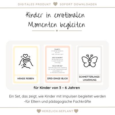16 Impulskarten Ko-Regulation Kinder 3–6 Jahre – Begleitheft – Ruheimpuls - Selbstregulation Kita / Eltern – PDF Downloa