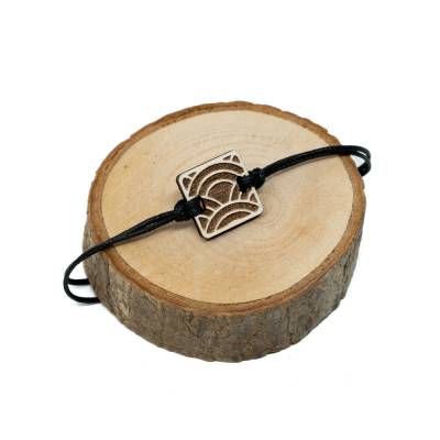 Armband, Holz Japan Welle | Größenverstellbar | Japan Fans