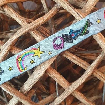 Webband Teens Hellblau 15mm