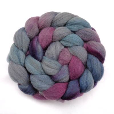 100g handgefärbte Filzwolle/Spinnwolle im Kammzug, 26-28 Mikron mittelfein, Spinnfaser für Anfänger, Nadelfilzen