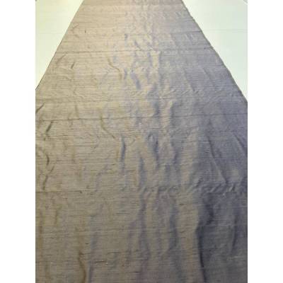 Reine Wildseide Dupionseide Stoff Grau METERWARE – 130cm breit