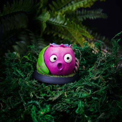 Handmodellierte Wunder Pinkbeere 4,5 cm Resin Figur Handbemalt mit gestalteter Base #4.2-1 Dark Art Miniatur