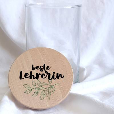 Glas Nervennahrung für beste die beste Lehrerin