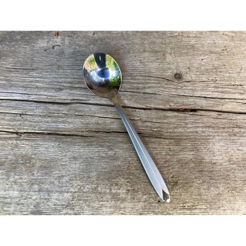 Vintage Sahnelöffel aus Edelstahl Swiss Home