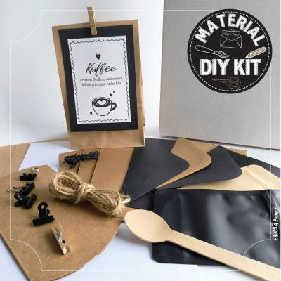DIY Bastelmaterial Kit - zur Herstellung einer Geschenkbox | Geburtstagskarte | Geburtstagsgeschenk | Frauengeschenk