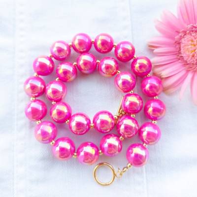 Schmuckset "Regenbogenpink"