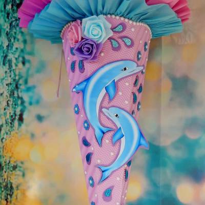 Schultüte Delfin Zuckertüte