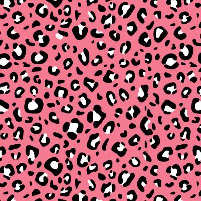 Kunstleder „Happy Leo Pink“ – veganes PU Kunstleder 45cm x 135cm