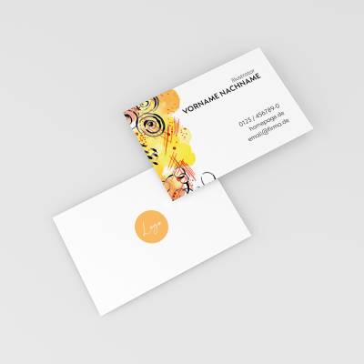 100/250/500 personalisiertes Visitenkarten mit Logo | Illustrator Künstler Maler Kreative Unternehmen