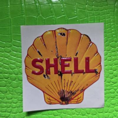 Shell – Altes Shell Emblem: Kultiges Deko-Highlight für PKW, Wohnmobil & mehr