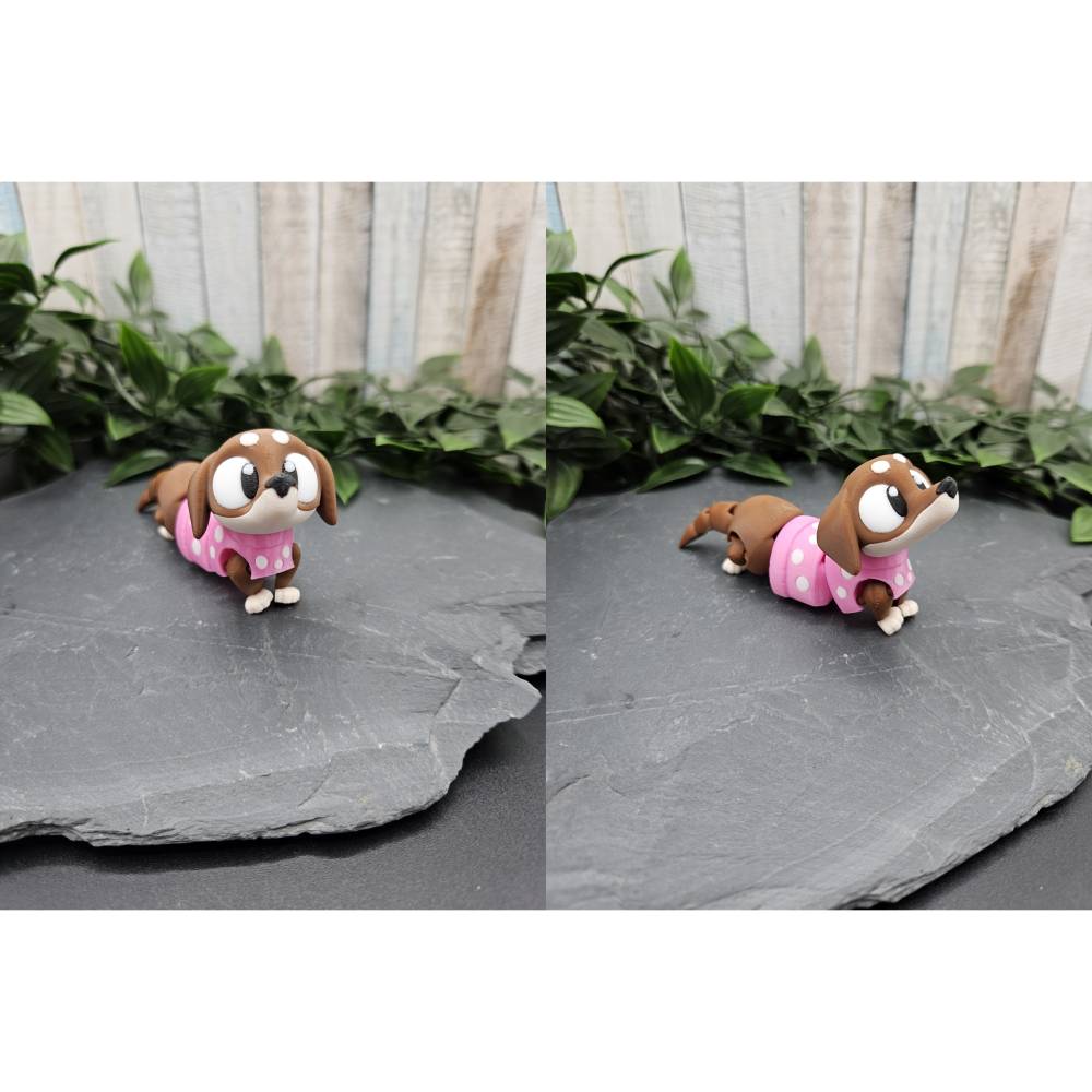 Bewegliche Fidget Toy Tiere, 3D-Druck Set, Anti-Stress Spielzeug fr die  Schultte und Geburtstag