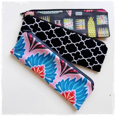 3 StifteMäppchen * Ideal für die Handtasche * Federmäppchen * Stifteetui