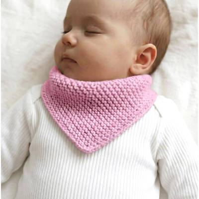 Babyhalstuch gestrickt, Halstuch Spucktuch Lätzchen Dreieckstuch Baby, Geschenk Geburt, Accoiresses Baby, Handmade Baby