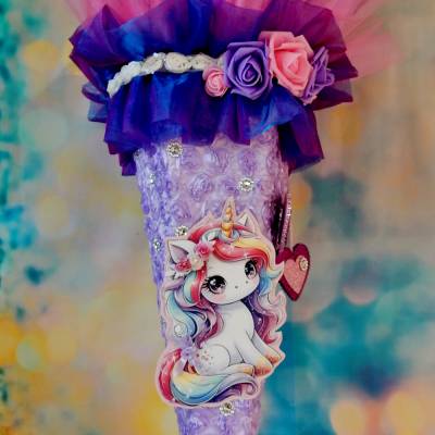 Schultüte Einhorn Zuckertüte