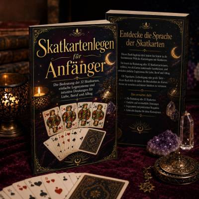 DIY 198 Seiten Skatkarten legen erlernen –  Anleitungen zum Verständnis für Anfänger geeignet, lerne Skatkarten