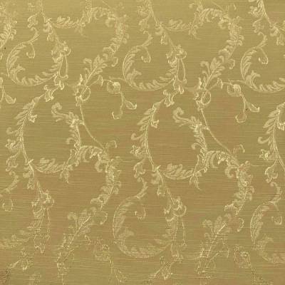 Coupon Hochwertiger Jacquard Bezugsstoff 3,00m – Doubleface Rankenmuster Gold-Beige – Fester Polsterstoff
