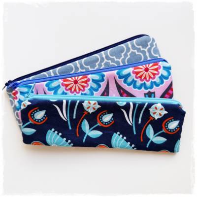 3 StifteMäppchen * Ideal für die Handtasche * Federmäppchen * Stifteetui