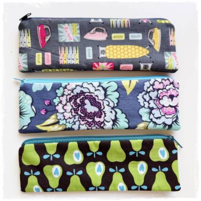 3 StifteMäppchen * Ideal für die Handtasche * Federmäppchen * Stifteetui